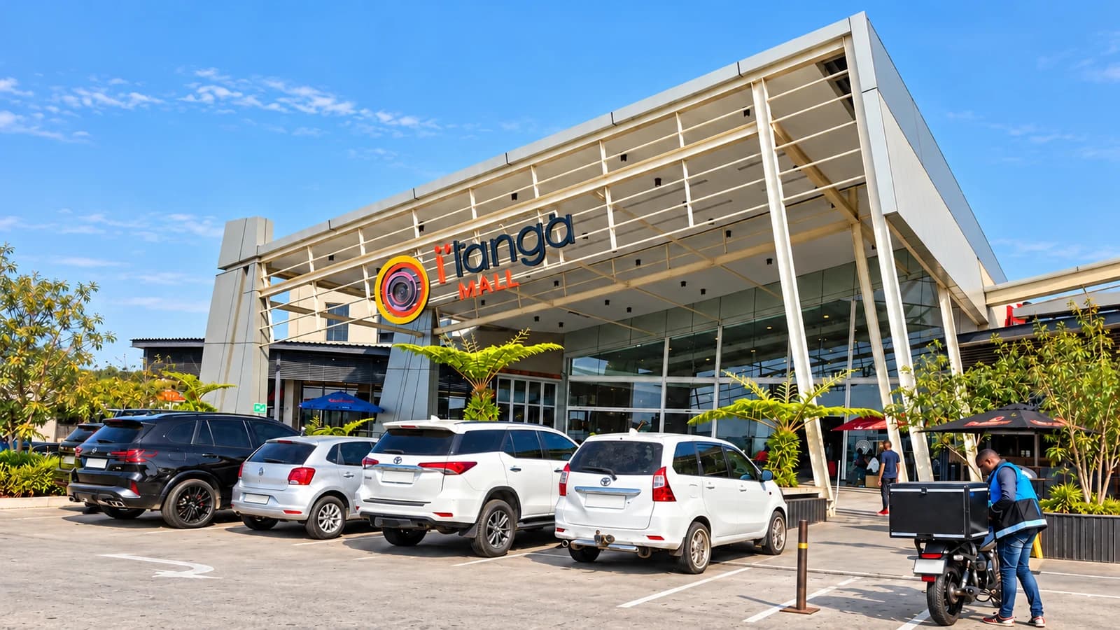 The entrance to i’langa Mall in Nelspruit